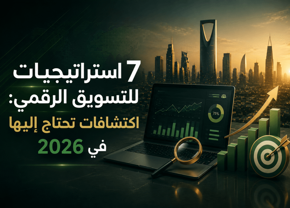 استراتيجية التسويق في السعودية: 7 تكتيكات للنمو تحتاج إليها في 2026